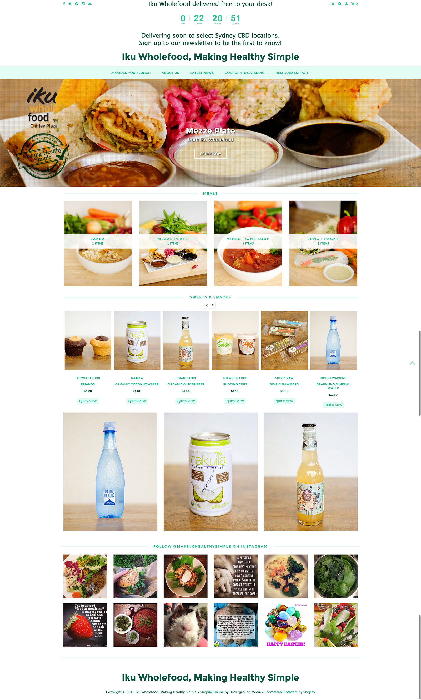 Making Healthy Simple Website